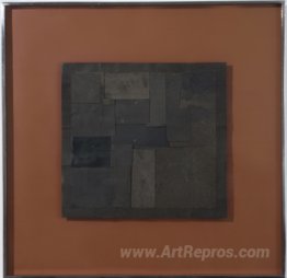 Untitled (black on orange)