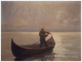 Violinist in a Boat