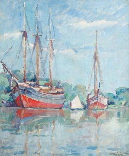 Boats on the Danube (Vâlcov)