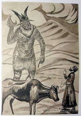 Illustration to 'Armenian folk tales'