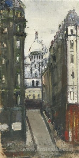 View onto Sacré-Coeur, Montmartre