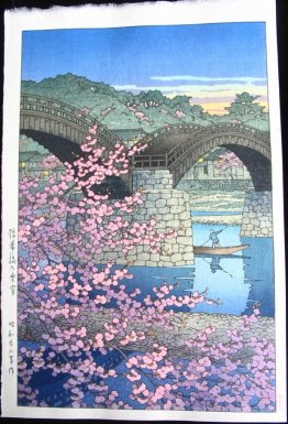 Evening at Kintai Bridge in Spring