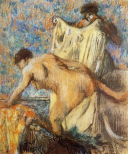 Woman Leaving Her Bath