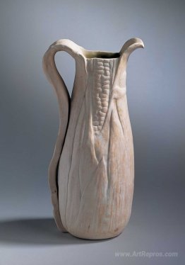 Pitcher. Corn design.