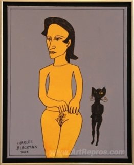 Nude and Cat