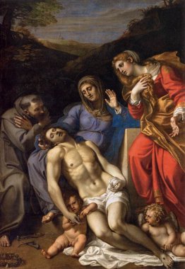 Pietà with St Francis and Mary Magdalene