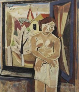 Nude by a window