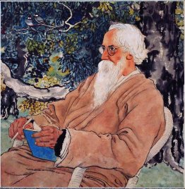 Portrait of Rabindranath Tagore