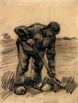 Peasant Lifting Potatoes