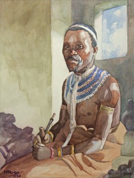 Portrait of a man in traditional dress