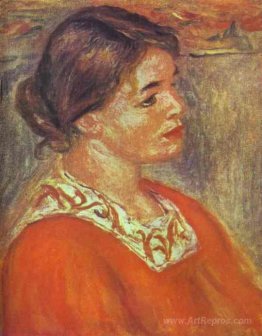 Woman in a Red Blouse