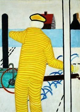 Yellow man with Trolley