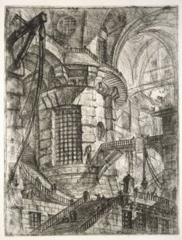 The Round Tower, plate III from `Carceri d`Invenzione`