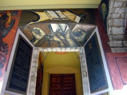 Entrance of Colegio de San Ildefonso