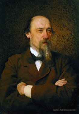 Portrait of the poet Nikolai Nekrasov