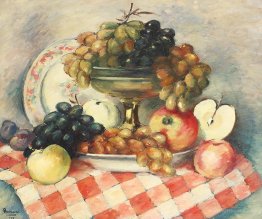 Still-life with Grapes and Apples