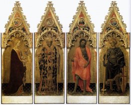 Two saints from the Quaratesi Polyptych: St. Mary Magdalen and S