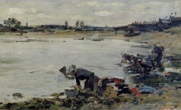 Laundresses on the Banks of the Touques