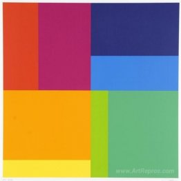 Movement of eight colors around an axis