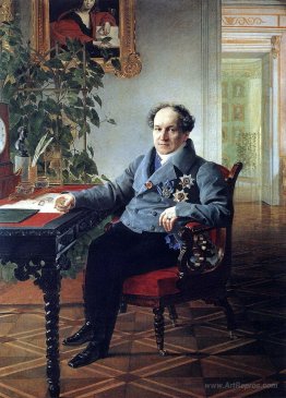 Portrait of a member of the State Council of the book A. N. Holy