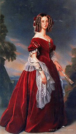 Portrait of Marie Louise, the first Queen of the Belgians