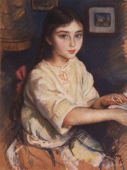 Portrait of O.I. Rybakova in childhood