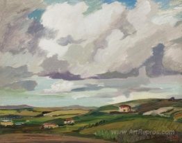 Landscape with Grey Clouds