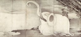 Elephant and Whale (diptych)