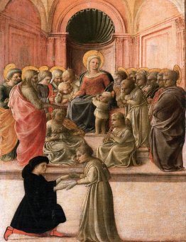 Madonna and Child with Saints, Angels and a Donor