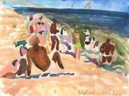 Bridgehampton Beach with Figures