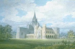 Perspective View of Fonthill Abbey from the South West