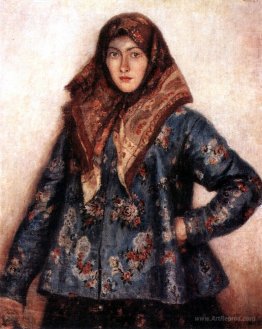 Portrait of L. T. Matorina. Cossack woman.