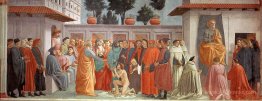 Raising of the Son of Teophilus and St.Peter Enthroned