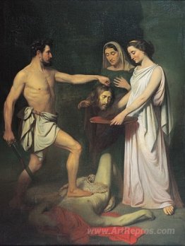 The beheading of Saint John the Baptist