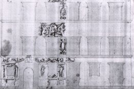 Design for the facade of Palazzo Ramirez de Montalvo