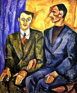 Portrait of P. Denike (Yuriev)and A. Pokrovsky