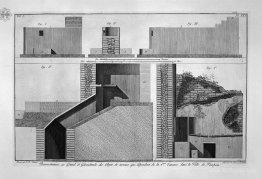 Plan and cross section of the first tavern