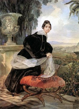 Portrait of Princess Ye. P. Saltykova