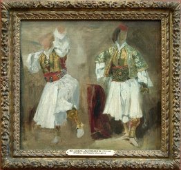 Two Views of costumes Souliotes