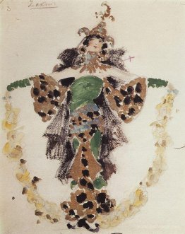 Khan's wife, costume design for C.Pugni`s ballet