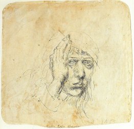 Self-Portrait with a wrap