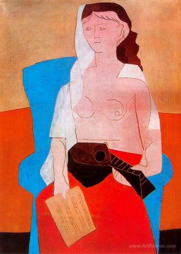 Woman with mandolin