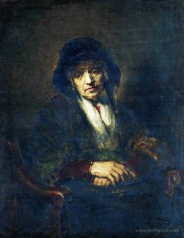 Portrait of an old woman