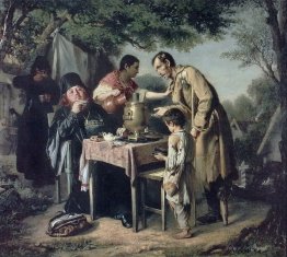 Tea Party at Mytishchi near Moscow