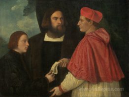 Girolamo and Cardinal Marco Corner Investing Marco, Abbot of Car