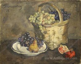 Still Life. Grapes and pomegranates.