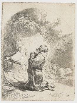 St. Jerome praying