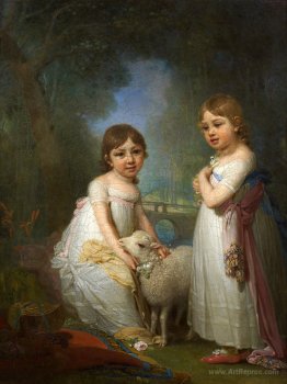 Children with a Lamb