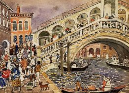 Rialto Bridge (also known as The Rialto Bridge, Venice)