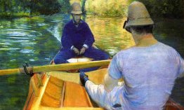 Boaters on the Yerres